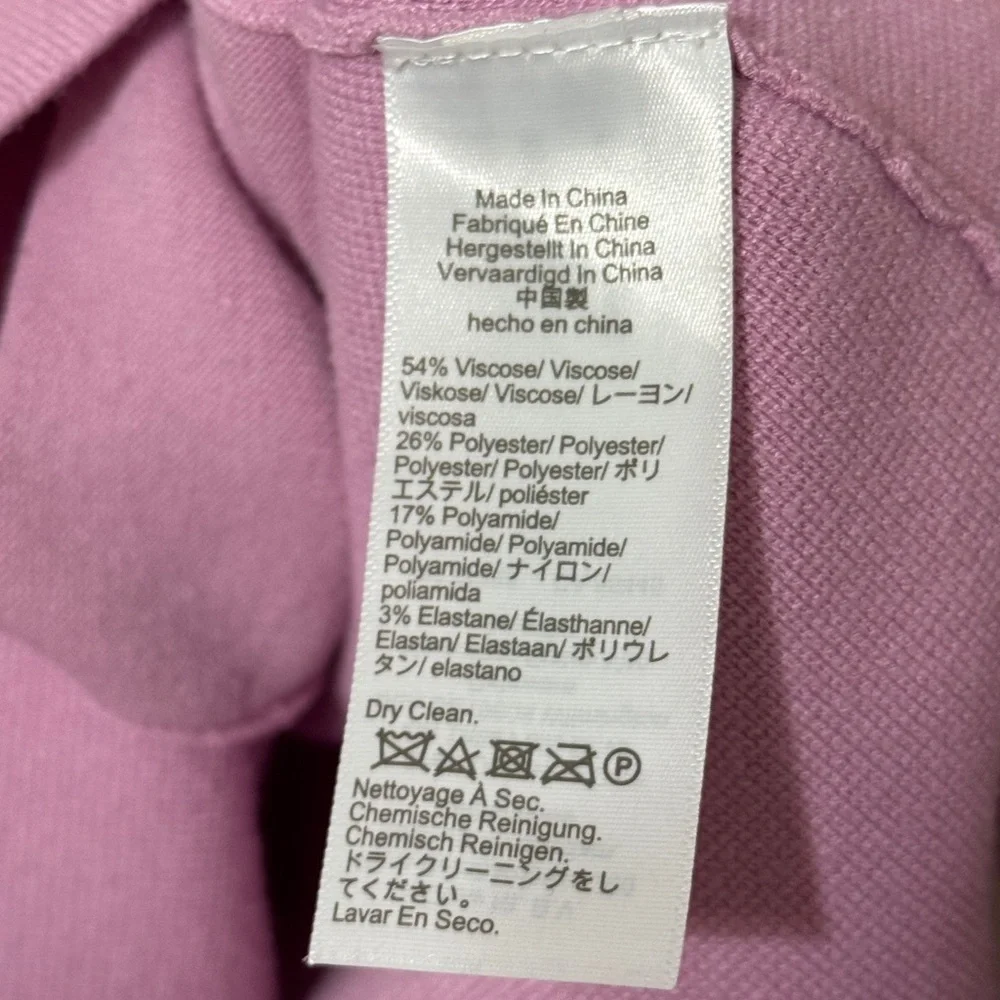 J CREW Pink Waisted Sweater Blazer Size XS Button BQ788